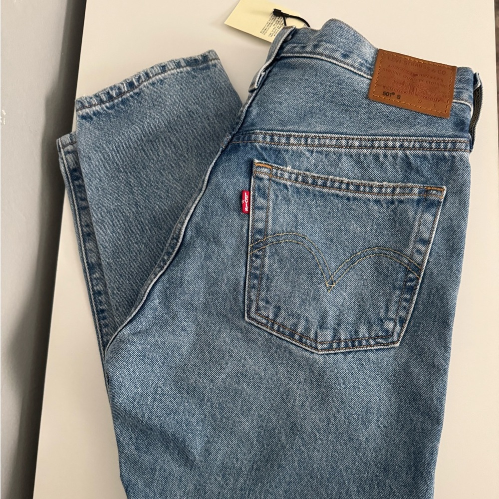 Levi 501 straight skinny jeans